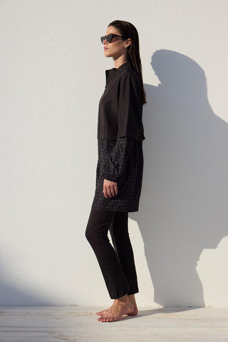 Athletic Parachute Swimsuit Logo Pattern