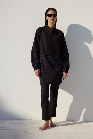 Athletic Parachute Swimsuit Logo Pattern