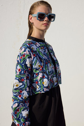 3 Piece Modest Swimsuit Set With Windbreaker Multi Color