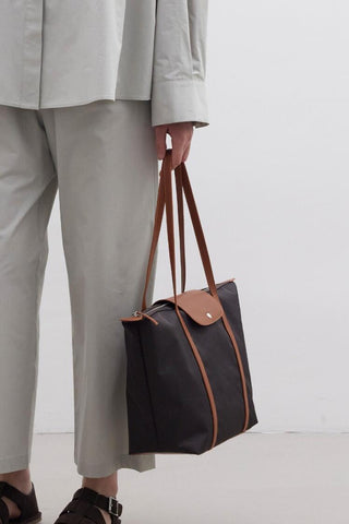 Mari Medium Shopper Bag Dark Brown