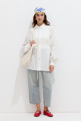 Modal Comfort Shirt Ecru