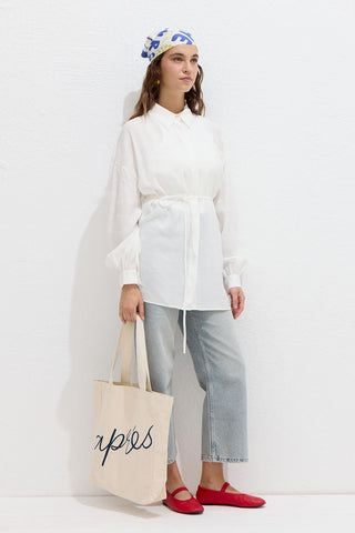 Modal Comfort Shirt Ecru