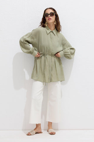 Modal Comfort Shirt Soft Green