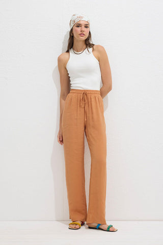 Modal Comfort Trousers Orange