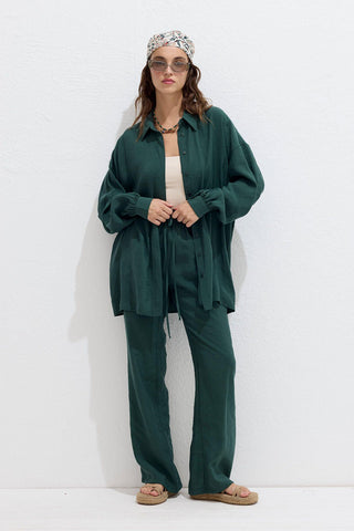 Modal Comfort Trousers Emerald