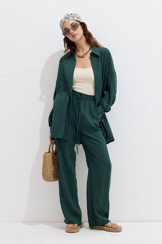 Modal Comfort Trousers Emerald