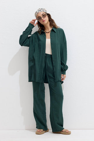 Modal Comfort Shirt Emerald