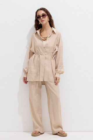 Modal Comfort Pantolon Bej