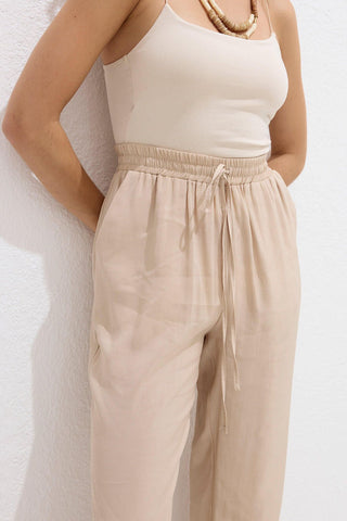 Modal Comfort Trousers Beige