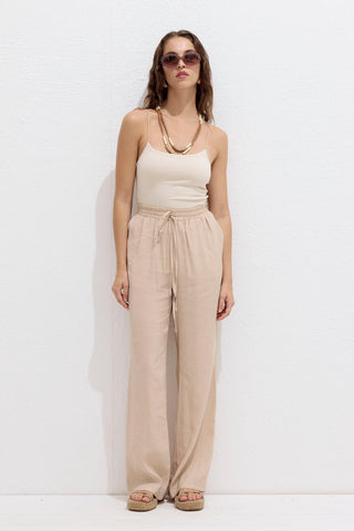 Modal Comfort Pantolon Bej