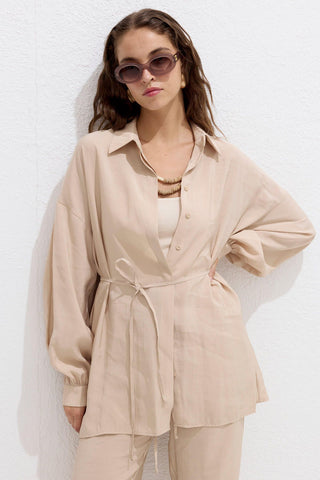 Modal Comfort Shirt Beige