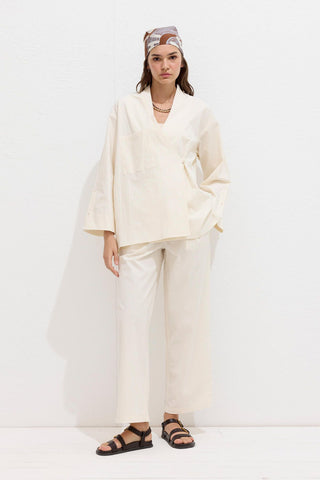 Premium Cotton Kimono Natural