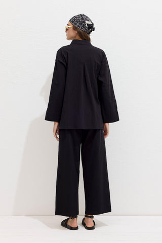 Premium Pamuklu Kimono Siyah