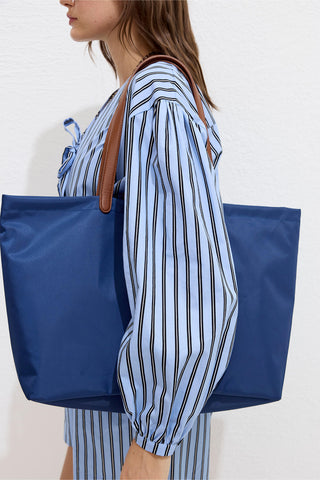 Mari Large Shopper Bag Navy Blue