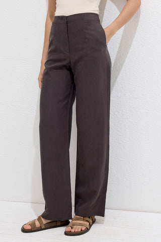 Premium Fabric Tencel Trousers Anthracite