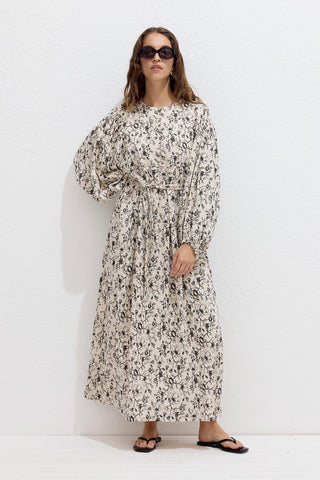 Patterned Cotton Dress Patterned