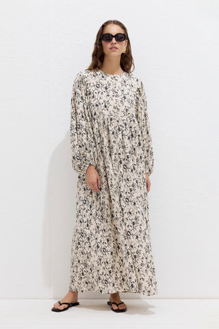 Patterned Cotton Dress Print