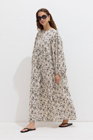 Patterned Cotton Dress