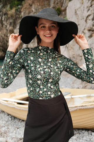 Desenli Sörf Mayosu Yaprak