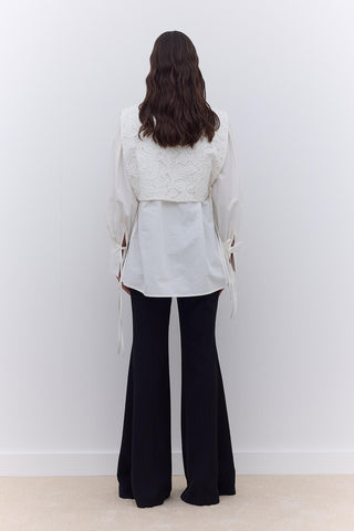 Limited Edition Lace Tunic Ecru