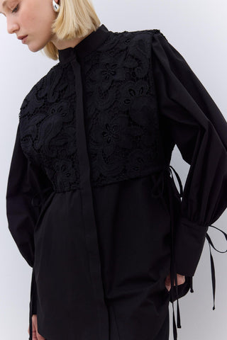 Limited Edition Lace Tunic Black