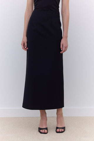 Midi Pencil Skirt Black