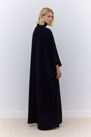 Asymmetric Evening Cape Black