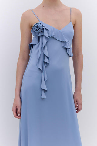 Rosalie Strappy Evening Dress Blue