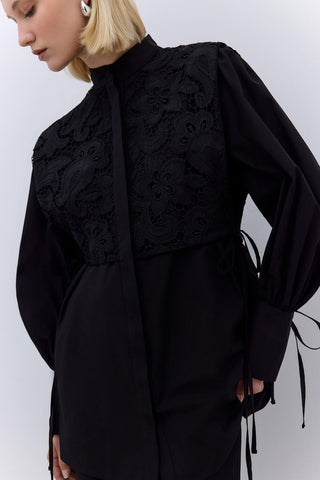 Limited Edition Lace Tunic Black