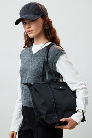 Mari Medium Shopper Bag Black