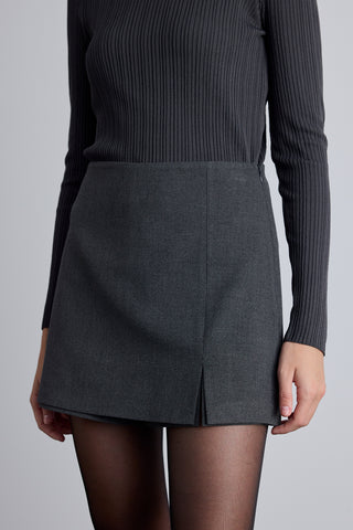 Slit Skort Anthracite