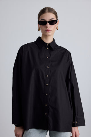 Premium Relaxed Shirt Black