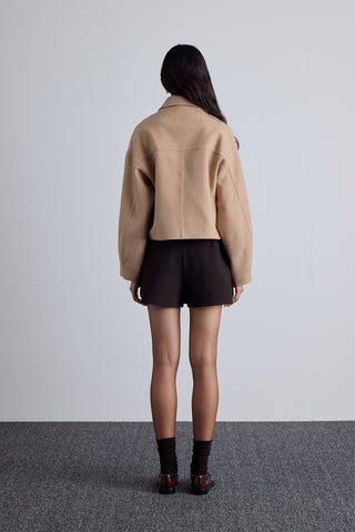 Dori Short Cachet Coat Camel