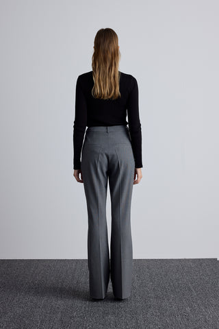 Flared Classic Pants Grey