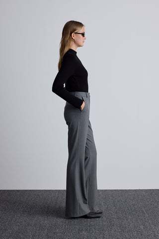 Flared Classic Pants Grey