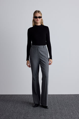 Flared Classic Pants Grey