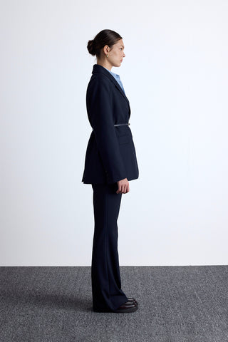 Klasik Blazer Lacivert