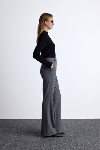 Flared Classic Pants Grey