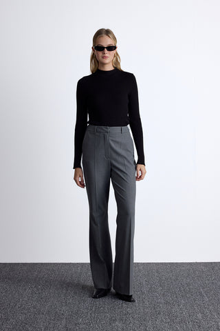 Flared Classic Pants Grey