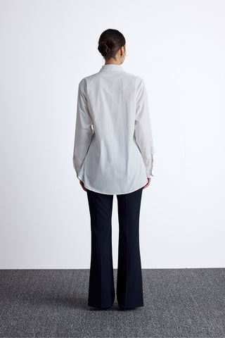 Adjustable Waist Shirt Ecru