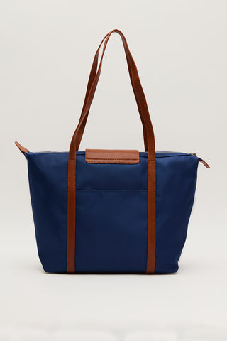 Mari Medium Shopper Bag Navy Blue