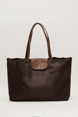Mari Large Shopper Bag Dark Brown