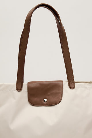 Mari Large Shopper Bag Beige