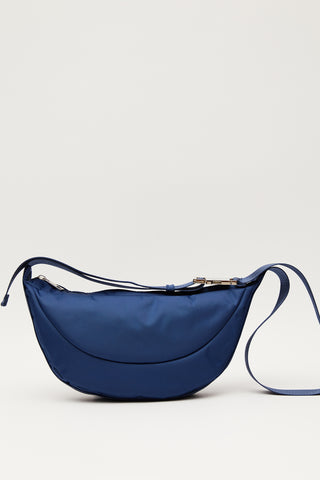 Lexa Metal Buckle Crossbody Bag Navy Blue