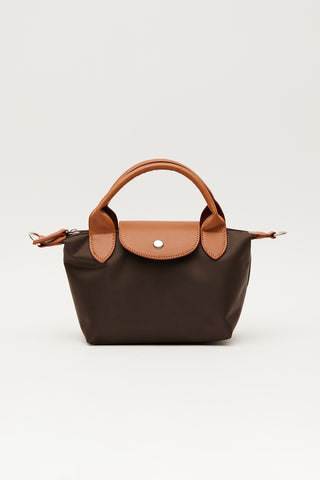 Mari Small Shopper Bag Dark Brown