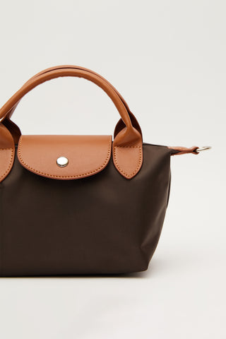 Mari Small Shopper Bag Dark Brown