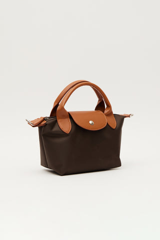 Mari Small Shopper Bag Dark Brown