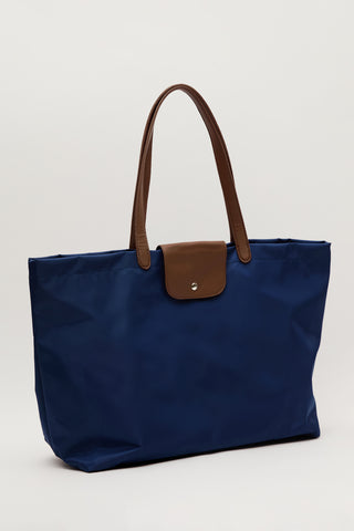 Mari Large Shopper Bag Navy Blue