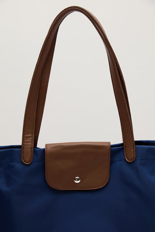 Mari Large Shopper Bag Navy Blue