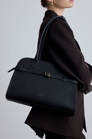 Medium Belted Bag Black